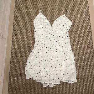 White mini dress